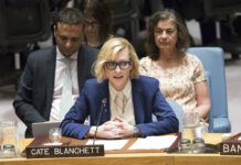 Cate Blanchett: Nothing Prepared Me for Rohingya Suffering United Nations High Commissioner for Refugees Goodwill Ambassador Cate Blanchett during a Security Council meeting on the situation in the Myanmar, Tuesday, Aug. 28, 2018 at United Nations headquarters. Photo: Mary Altaffer / Associated Press