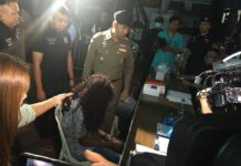 Police to Investigate ‘All Nigerians’ in Thailand Tourist Police chief Maj. Gen. Surachet Hakpal, standing at center, at a Friday press briefing on Khaosan Road.