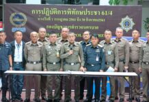6,000 Bangkok Drug Busts in 2 Months, But Trend Unclear Police line up for a photo-op to take credit for drug arrests and seizures in a two month period in Bangkok.