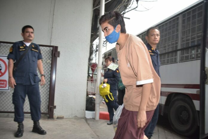 Pasist Arinchayalapis on Wednesday at the Criminal Court in Bangkok.