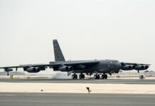 Beijing Says US B-52 Bombers Over South China Sea is ‘Provocative’ A B-52 Stratofortress from Barksdale Air Force Base, Louisiana, touches down in April 2016 in Qatar. Photo: Tech. Sgt. Nathan Lipscomb / US Air Force