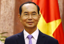 Vietnamese President Quang Dies of Illness Vietnam's President Tran Dai Quang meets Sept. 13 with Myanmar's leader Aung San Suu Kyi at the Presidential Palace during the World Economic Forum on ASEAN in Hanoi,Photo: Kham / via AP