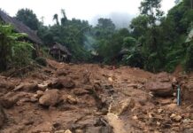 Toddler’s Body Found in Refugee Camp Hit By Landslide A landslide devastated the Ban Mae La Oon refugee camp in Mae Hong Son province in a photo provided Monday by the authorities.