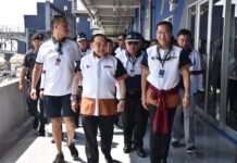Prawit Says He Was Cheered, Not Jeered After ‘MotoCP’ Remark Prawit Wongsuwan seen Sunday at the Chang International Circuit in Buriram province.