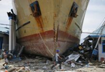 Crew Recount Terror of Tsunami That Dumped Ferry in Village