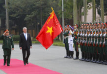 Vietnam, US Complete Cleanup of Toxic Chemical From Airport U.S. Defense Secretary Jim Mattis and his Vietnamese counterpart Ngo Xuan Lich, left, review an honor guard in January in Hanoi, Vietnam. Photo: Tran Van Minh / Associated Press