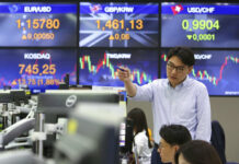 Asian Shares Climb on Strong US Corporate Earnings, Data A currency trader gestures at the foreign exchange dealing room of the KEB Hana Bank headquarters Wednesday in Seoul, South Korea. Photo: Ahn Young-joon / Associated Press