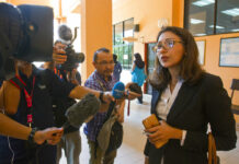 British Woman Charged With Murder of Her Husband in Malaysia Sangeet Kaur Deo, lawyer for British woman Samantha Jones, speaks to the media after a court hearing at Langkawi Magistrate court Tuesday in Langkawi, Malaysia. Photo Yam G-Jun / Associated Press