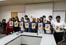 Activist Groups Launch Network to Monitor Elections Activists on Tuesday pose during their meeting at Thammasat University.