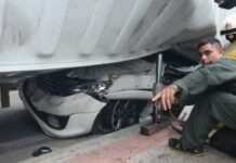 Driver Fined 6,000 Baht for Lorry Crash That Flattened Car