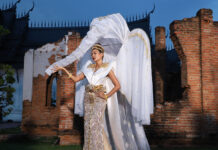 See Miss Universe Transform into White Elephant (Video) Sophida ‘Ning’ Kanchanarin unveils her national costume Monday evening at Ancient City.