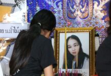Ministry to File Charges Against Hospital For Refusing Dying Woman Chorlada Tarawan’s family mourns Nov. 13 at her home in Khon Kaen.