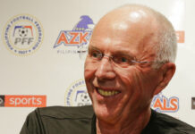 Sven-Goran Eriksson to Coach Philippines National Footie Team Philippines national football team's new head coach Sven-Goran Eriksson smiles Monday during a press conference in metropolitan Manila, Philippines. Photo: Aaron Favila / Associated Press