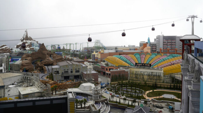 Genting Theme Park is pictured Tuesday at Genting Highland Resort in Pahang, Malaysia. Photo: Yam G-Jun / Associated Press