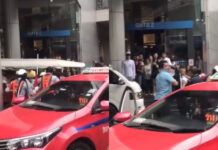 Guards vs. Taxi Driver in Terminal 21 Battle Royale (Video)
