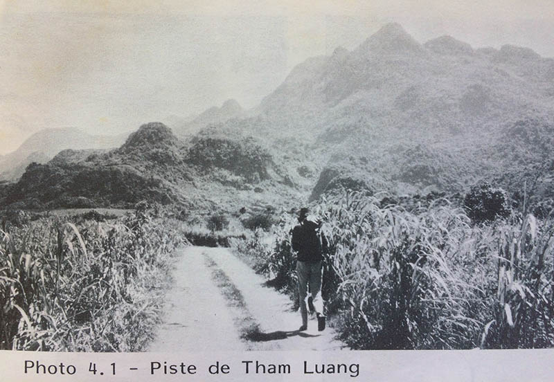 A member of the French team during the exploration of Tham Luang in 1987. Image: Pyrenean Association of Speleology / Courtesy