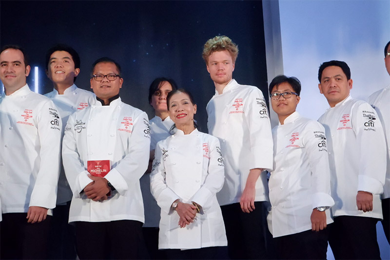 Michelin-star recipients Wednesday in Bangkok.