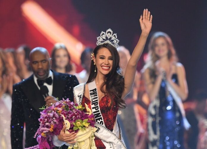 Catriona Elisa Magnayon Gray is crowned Miss Universe 2018 on Monday at Impact Muang Thong Thani. Catriona Elisa Magnayon Gray is crowned Miss Universe 2018 on Monday at Impact Muang Thong Thani.