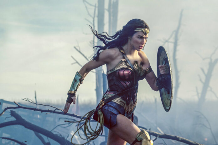 This image released by Warner Bros. Entertainment shows Gal Gadot in a scene from This image released by Warner Bros. Entertainment shows Gal Gadot in a scene from