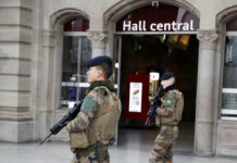 Strasbourg Shooting Suspect Identified French soldiers patrol Wednesday in the railway station of the city of Strasbourg following a shooting, eastern France. Photo: Christophe Ena / Associated Press
