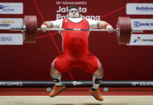 Indonesia Makes 2032 Olympics Bid Official Pakistan's Muhammad Nooh Butt compete at the men's +105kg weightlifting at the 18th Asian Games in August in Jakarta, Indonesia. Photo: Aaron Favila / Associated Press