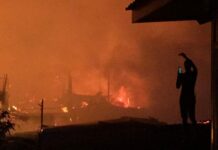 Nearly Dozen Charoen Krung Homes Ravaged by Fire