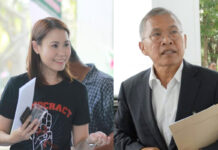 Activist, Politician Vow to Sue Over Leaked Sex Tape Left: Nuttaa Mahattana. Right: Watana Muangsook.