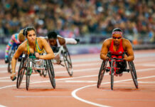 Malaysia Stripped of Paralympic Event Over Ban on Israelis Madison de Rozario, left, races at the 2012 paralympic in London, England.