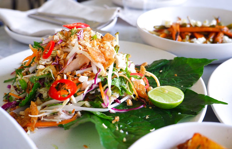 Vietnamese Slaw (390 baht).