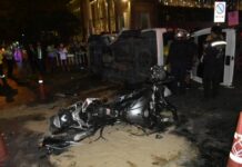 2 Hungarians Die in Central Bangkok Car Crash Rescue workers at the scene of a car crash Monday night in Bangkok that killed two Hungarian men.