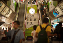 BTS Fails to Keep Accessibility Promises for 4th Year A file photo of stairs and escalators at BTS Siam. Photo: Nopphan Bunnag / Flickr
