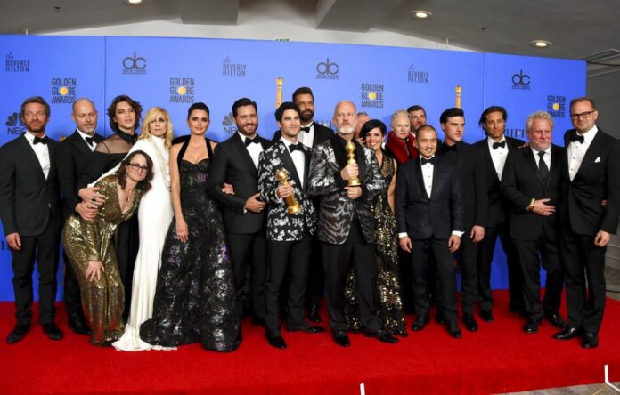 The cast and crew of