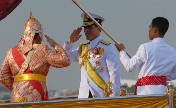 A file photo of King Vajiralongkorn.