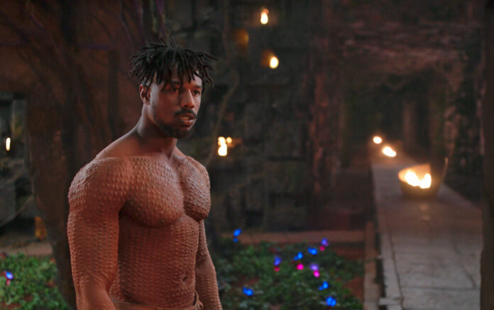 Michael B. Jordan in a scene from Marvel Studios' 'Black Panther,' which was nominated for Best Picture. Photo: Marvel Studios-Disney via AP Michael B. Jordan in a scene from Marvel Studios' 'Black Panther,' which was nominated for Best Picture. Photo: Marvel Studios-Disney via AP