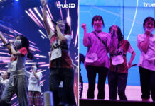 Education Not to Blame for BNK48’s Nazi Moment: Official Images posted by True ID from a televised BNK48 rehearsal on Friday.