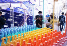 Check Out Erudite Furniture and More at Bangkok Design Week Visitors check out displays on the opening day of Bangkok Design Week Saturday at TCDC.