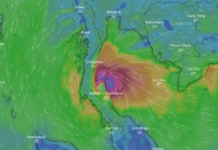 South Warned of First Tropical Storm Since 1962 Disaster Image: Windy