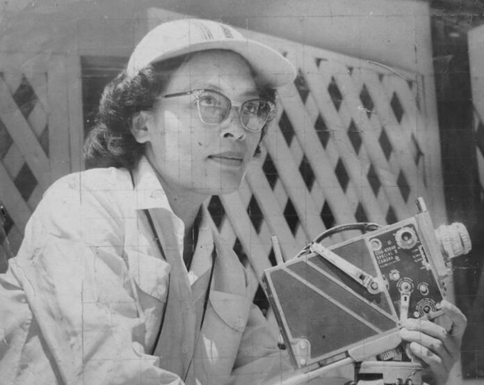 An image of Pratuang Srisuphan, who is billed as the first female cinematographer and director of Thailand. Photo: Thai Film Archive / Courtesy