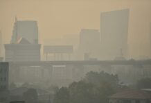 Smog Surges Over Thailand’s Two Major Cities Smog over Bangkok Jan. 15.