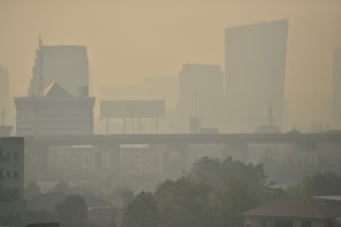 Smog over Bangkok Jan. 15. Smog over Bangkok Jan. 15.