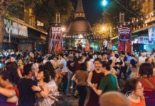 Swing Dancers to Jump & Jive Outdoors at Golden Pagoda