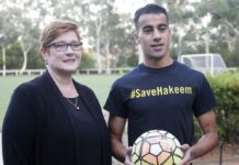 Refugee Footballer Thanks Australian Leader for Freedom
