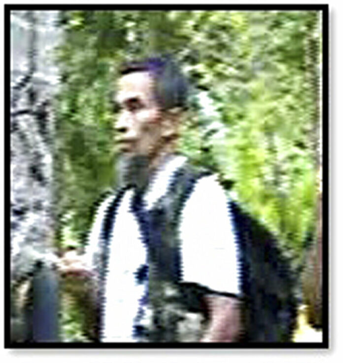 This photo provided by Philippine National Police (PNP), shows militant Abu Sayyaf Group leader Hatib Hajan Sawadjaan in the PNP confidential report. Photo: Associated Press