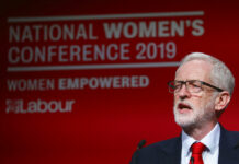 Main UK Opposition Party Takes Step to Back New Brexit Vote Britain's main opposition Labour Party leader Jeremy Corbyn gives a speech Saturday at the Labour Women's Conference in Telford, England. Photo: Aaron Chown / Associated Press