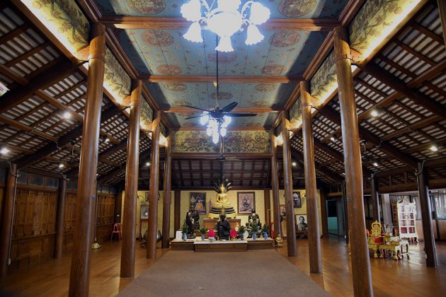 A praying room at Wat Nak Prok.