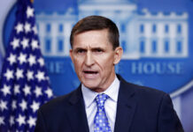 Flynn Pushed to Share Nuclear Tech with Saudis, Report Says National Security Adviser Michael Flynn speaks at a daily news briefing on Feb. 1, 2017, at the White House, in Washington. Photo: Carolyn Kaster