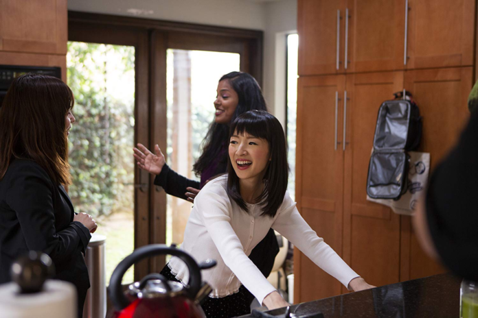 Japanese author and ‘organizing consultant’ Marie Kondo in a promotional image for her series ‘Tidying Up With Marie Kondo.’