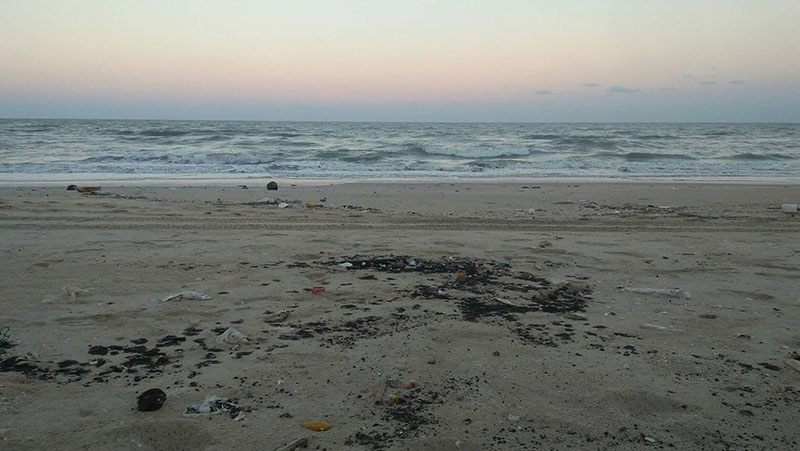 Hua Sai Beach in Nakhon Si Thammarat on Thursday. 