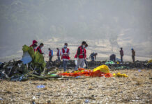 Financial Pressure Mounts to Fix Boeing’s Troubled Jetliner In this March 11, 2019, file photo rescuers work at the scene of an Ethiopian Airlines flight crash near Bishoftu, or Debre Zeit, south of Addis Ababa, Ethiopia. Photo: Mulugeta Ayene / Associated Press