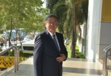 Top Court Clears Cops of Murder in Saudi ‘Blue Diamond’ Case Lt. Gen. Somkid Boonthanom, lead suspect in the alleged murder of a Saudi businessman in 1990, arrives Friday at the Criminal Court in Bangkok.